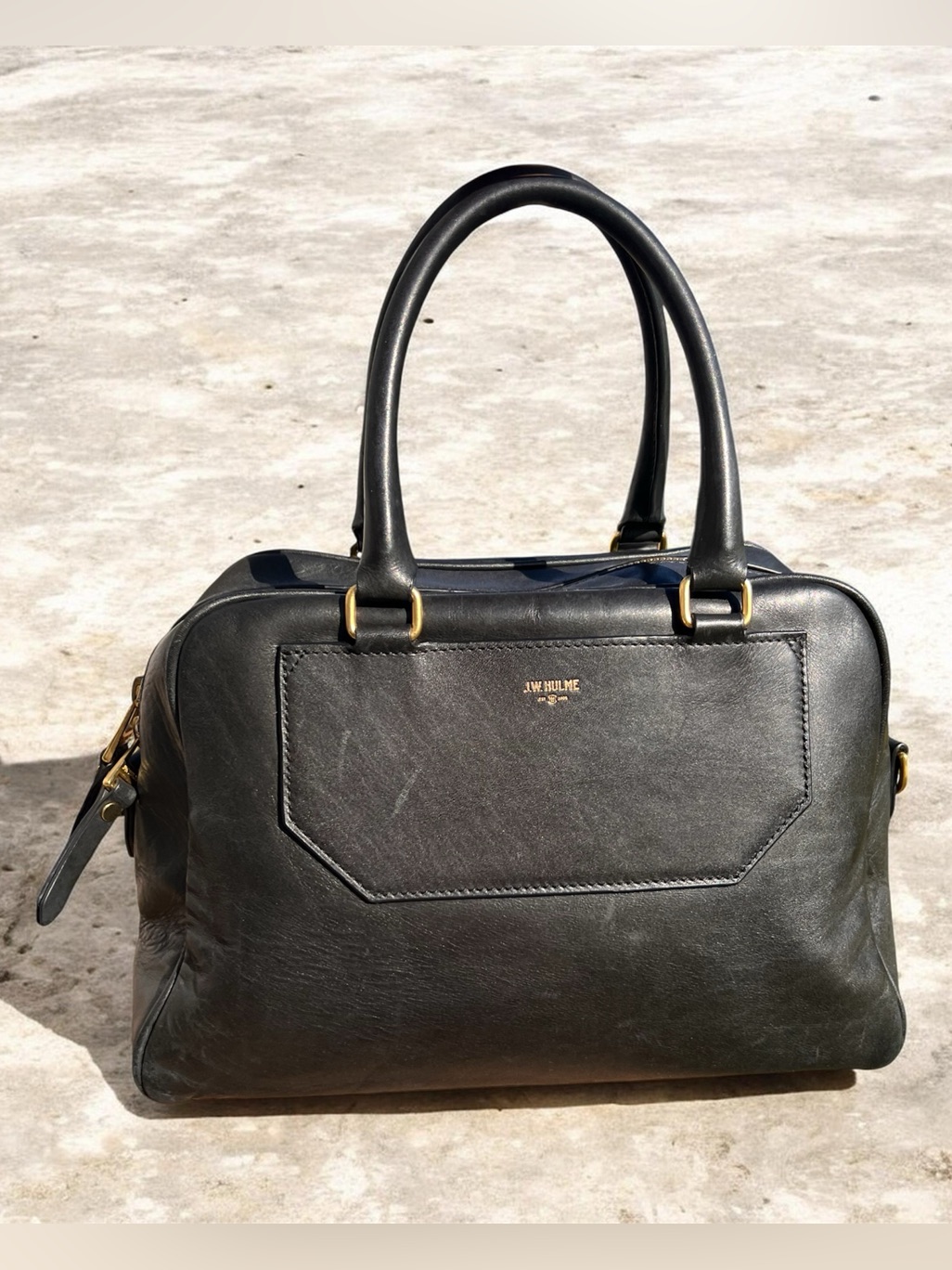 Jw Hulme Leather Satchel Bag